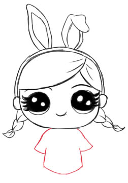 252x361 How To Draw A Lol Doll Lessdraw - Lol Drawing