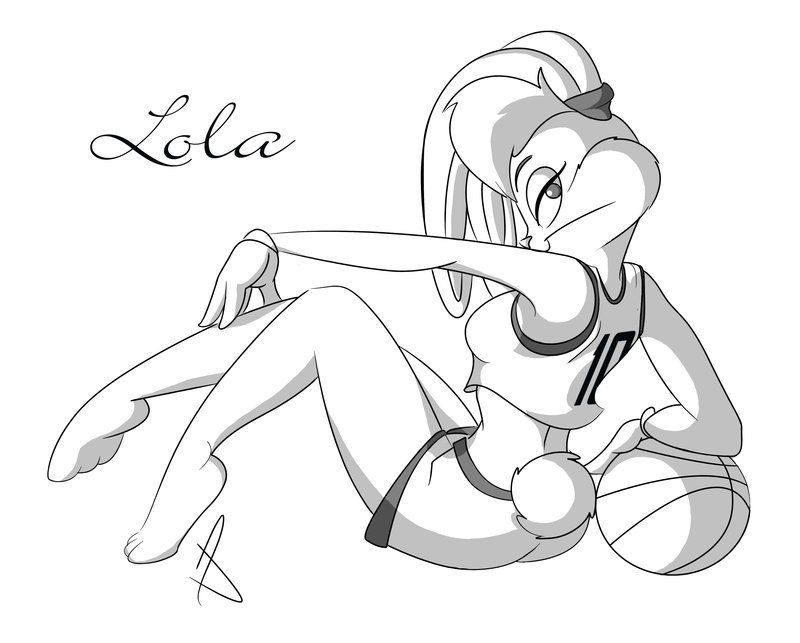 Lola Bunny Commission - Lola Bunny Drawing. 