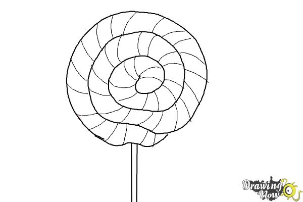 600x400 How To Draw A Lollipop - Lollipop Drawing