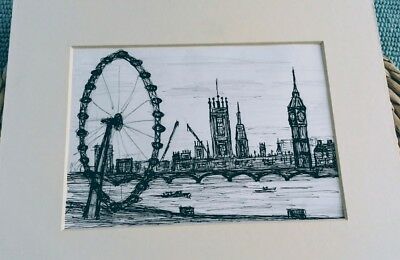 London Cityscape Drawing at PaintingValley.com | Explore collection of ...