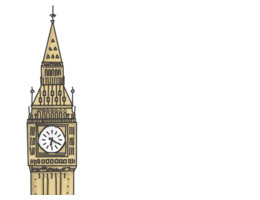 260x200 Free Download Palace Of Westminster Big Ben London Eye Tower - London Clock Tower Drawing