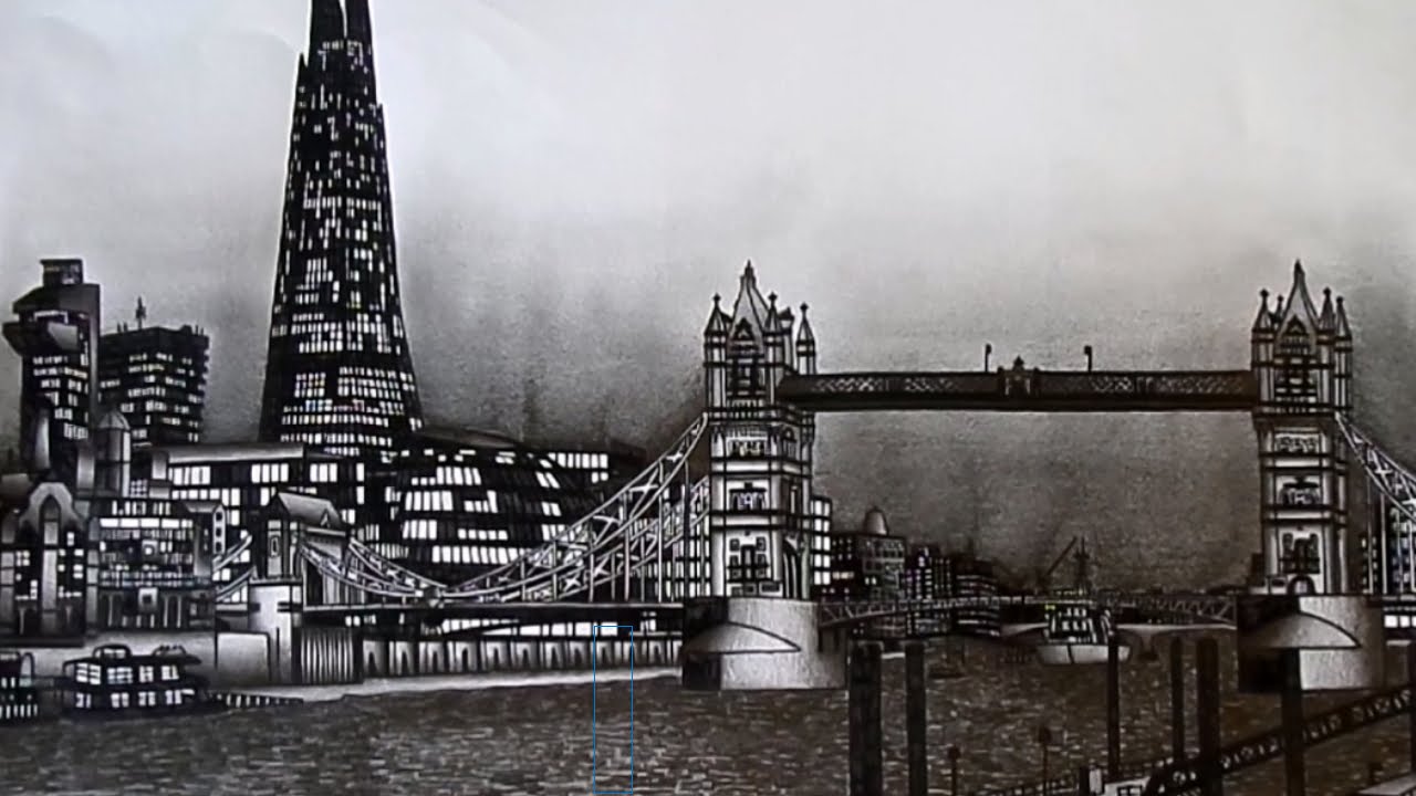 1280x720 London Drawing Time Lapse - London Drawing