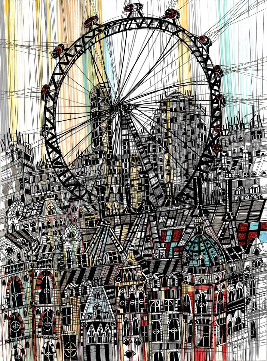 London Eye Drawing at Explore collection of London