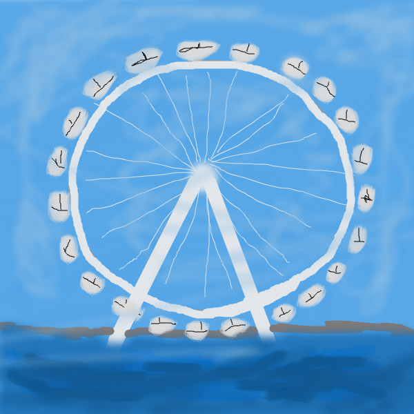 600x600 London Eye A Other Speedpaint Drawing - London Eye Drawing