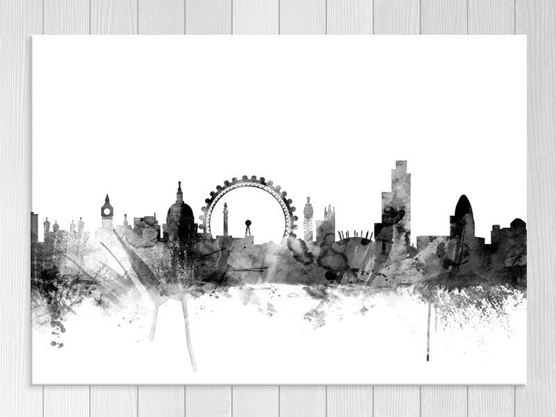 800x600 London Skyline - London Skyline Drawing