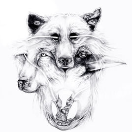 268x268 Lone Wolf - Lone Wolf Drawing