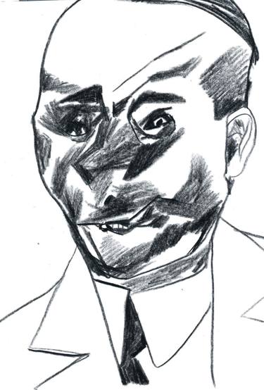 375x554 Lone Wolf Drawing - Lone Wolf Drawing