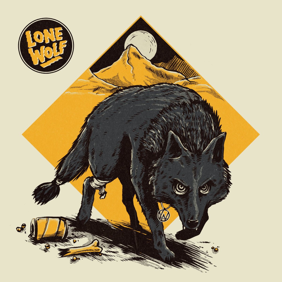 1200x1200 brassneck records lone wolf - Lone Wolf Drawing