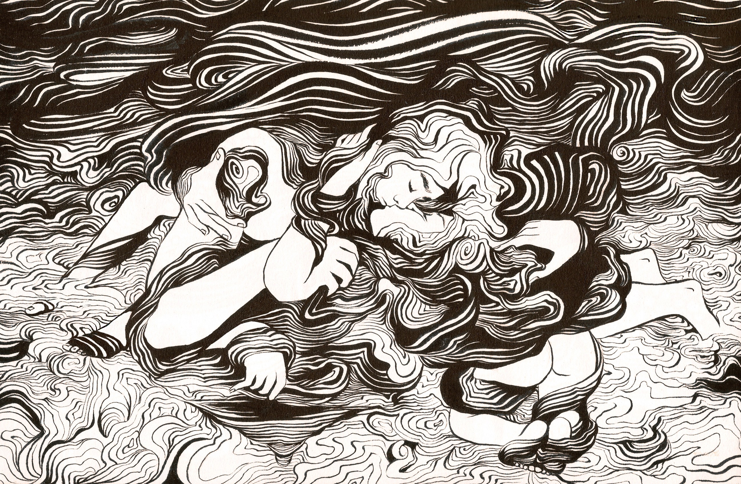 2600x1700 Love, Sex, And Loneliness Snippets Medium - Loneliness Drawing