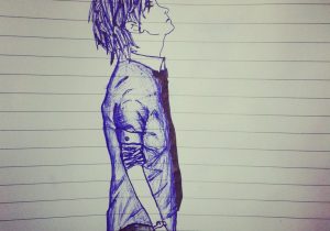 300x210 alone boy pencil drawing lonely boy drawing at getdrawings free - Lonely Boy Drawing