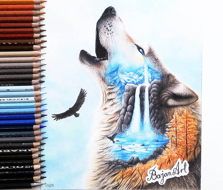 750x640 lonely color drawing - Lonely Drawing