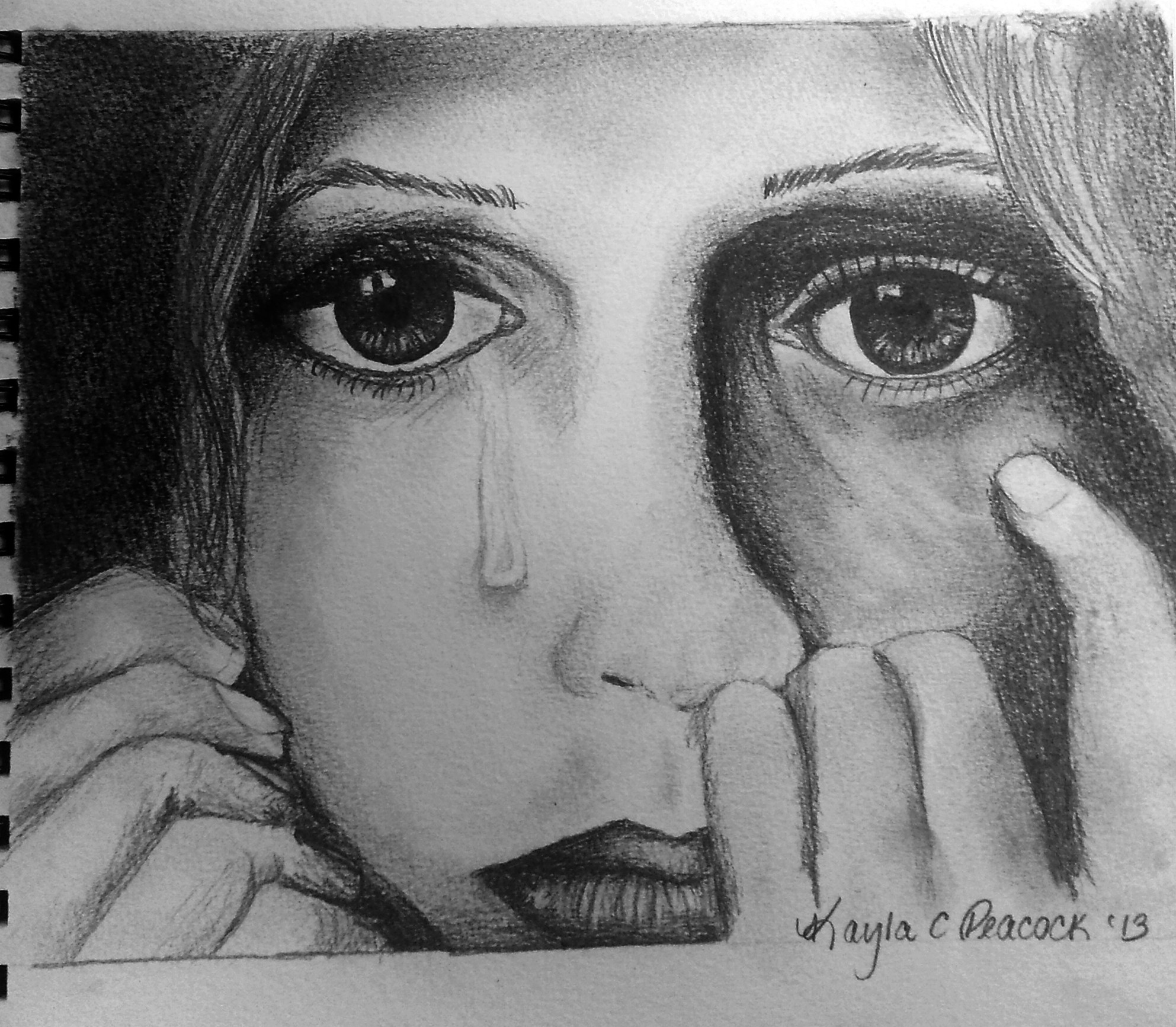 Lonely Girl Drawing at Explore collection of