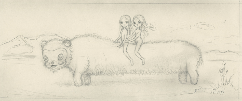950x398 Mark Ryden - Long Drawing