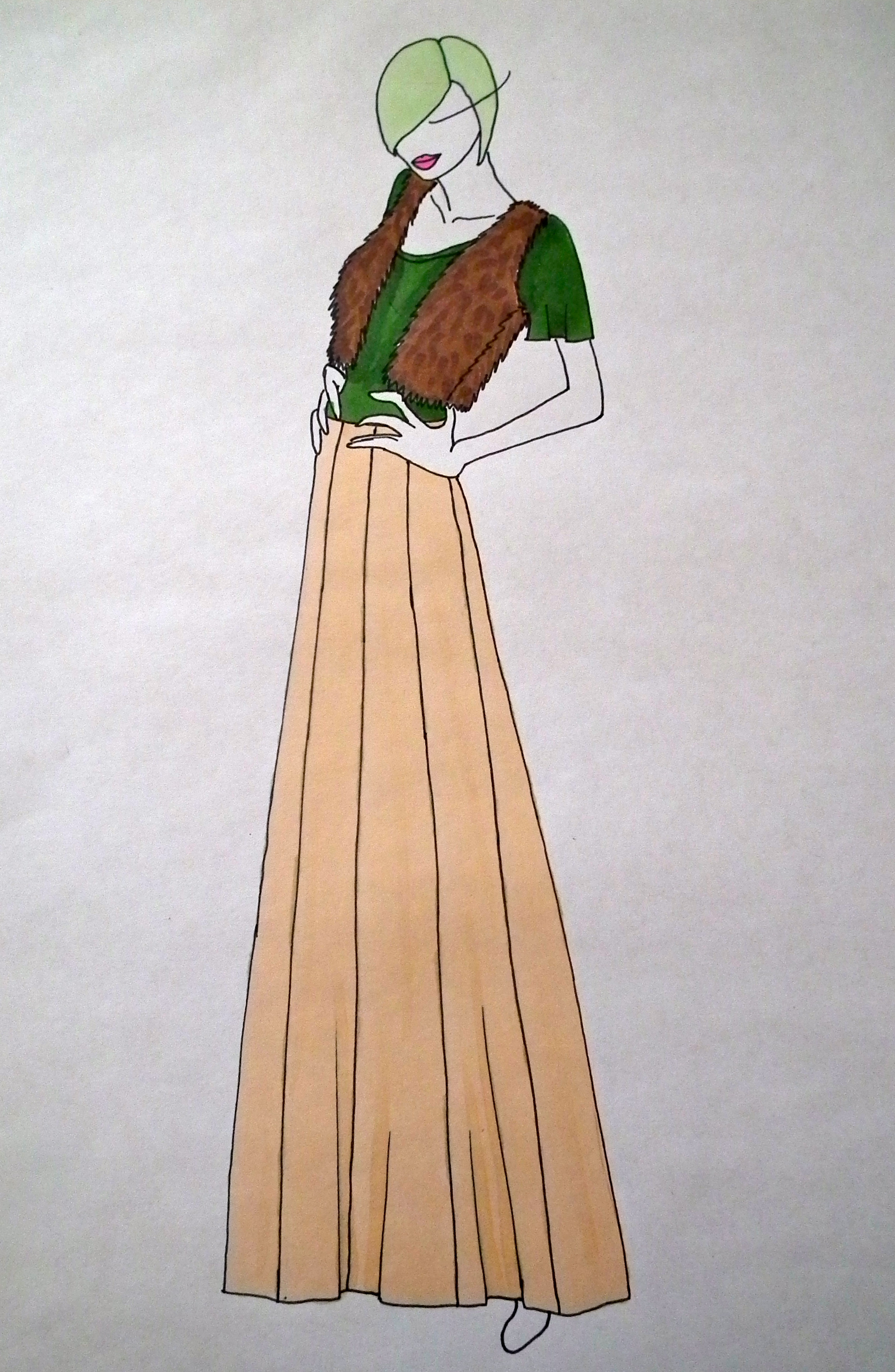 Long Skirt Drawing at Explore collection of Long