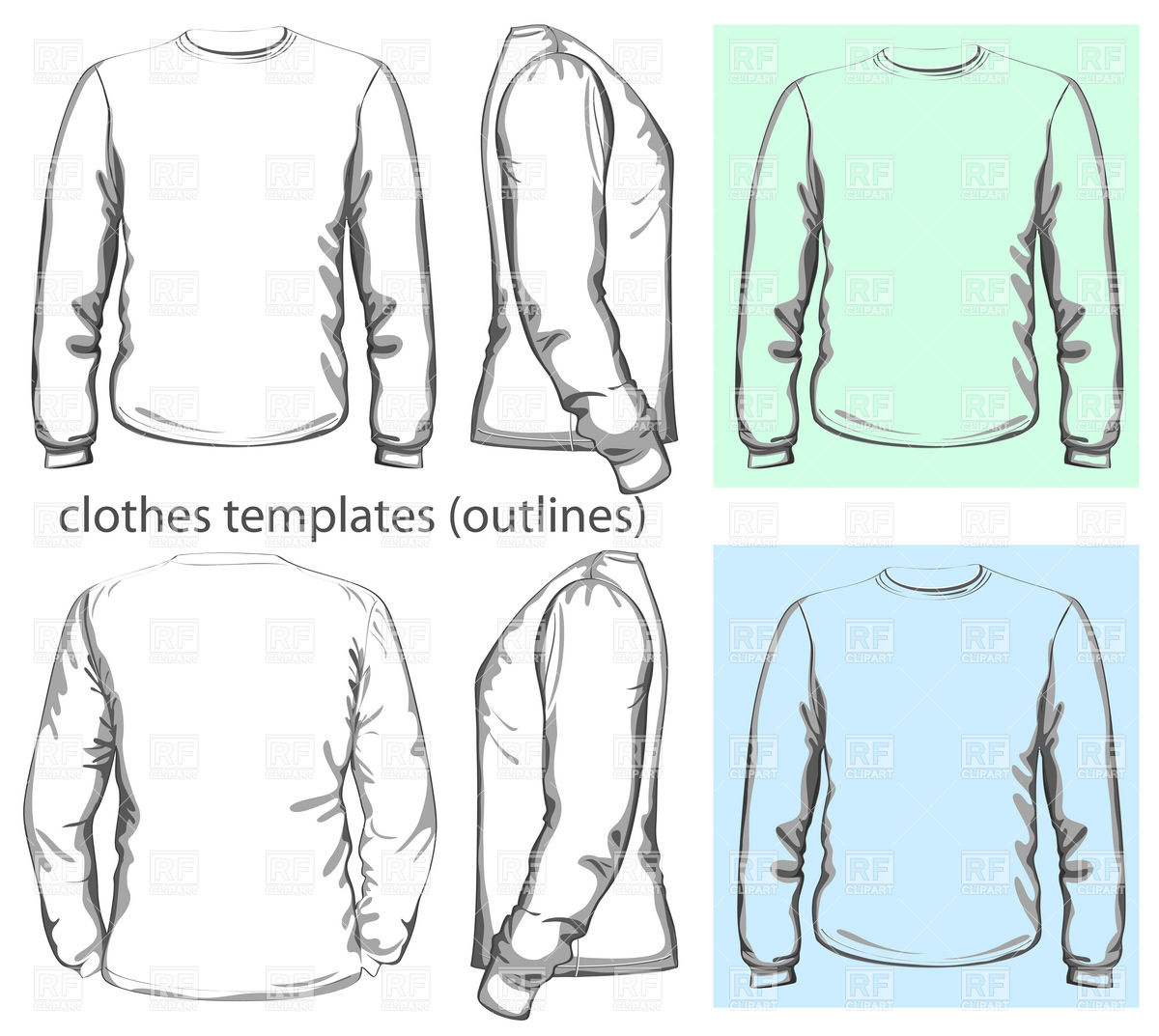 1200x1073 Long Sleeved Man's Sweater Outline Vector Image Of Beauty, Fashion - Long Sleeve Drawing