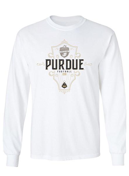 442x600 Purdue Music City Bowl Long Sleeve T Shirt Purdue Team Store - Long Sleeve Drawing