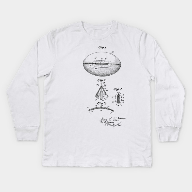 630x630 Playing Ball Vintage Patent Hand Drawing - Long Sleeve T Shirt Drawing