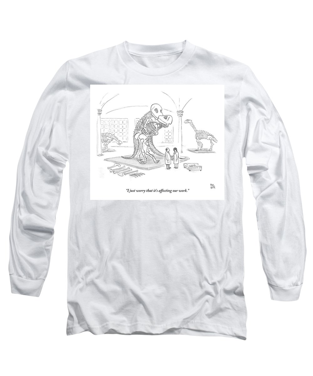 1000x1200 A Male And Female Paleontologist Long Sleeve T Shirt For Sale - Long Sleeve T Shirt Drawing