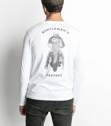 368x420 tee shirt and clothes for bikers, vintage moto fans, custom bike - Long Sleeve T Shirt Drawing