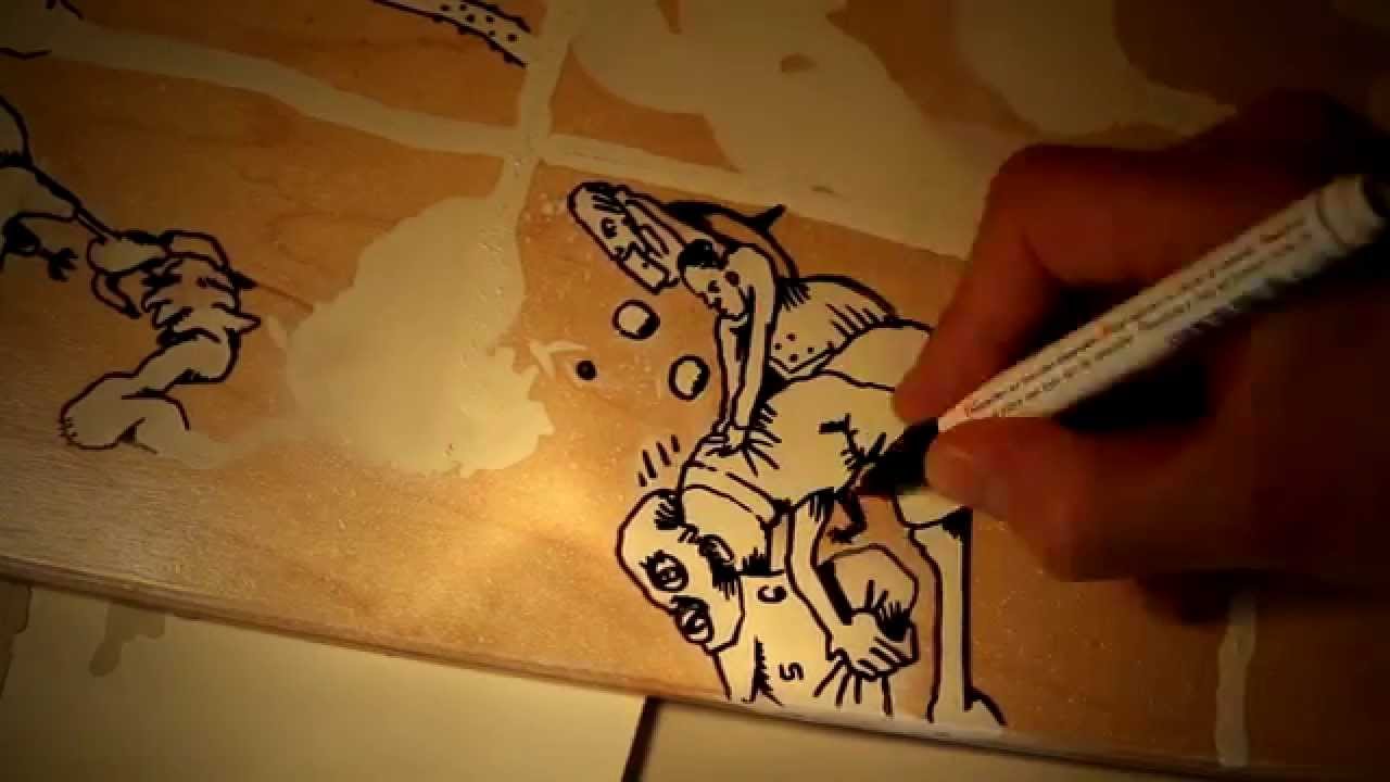 1280x720 Deck - Longboard Drawing