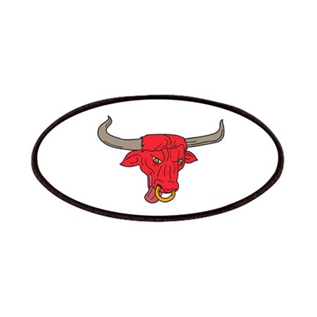 460x460 Texas Longhorns Patches - Longhorn Bull Drawing