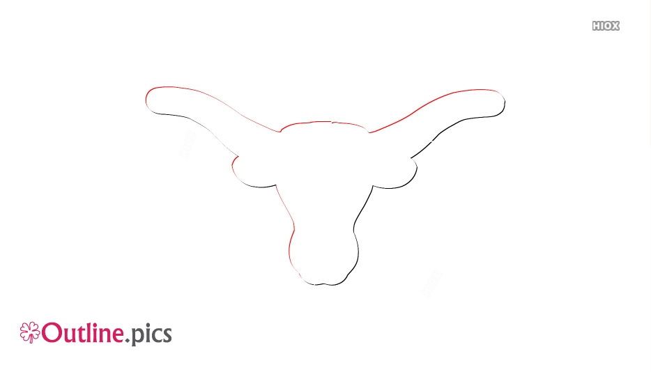 934x534 texas longhorns cattle drawing outline pics - Longhorn Cattle Drawings