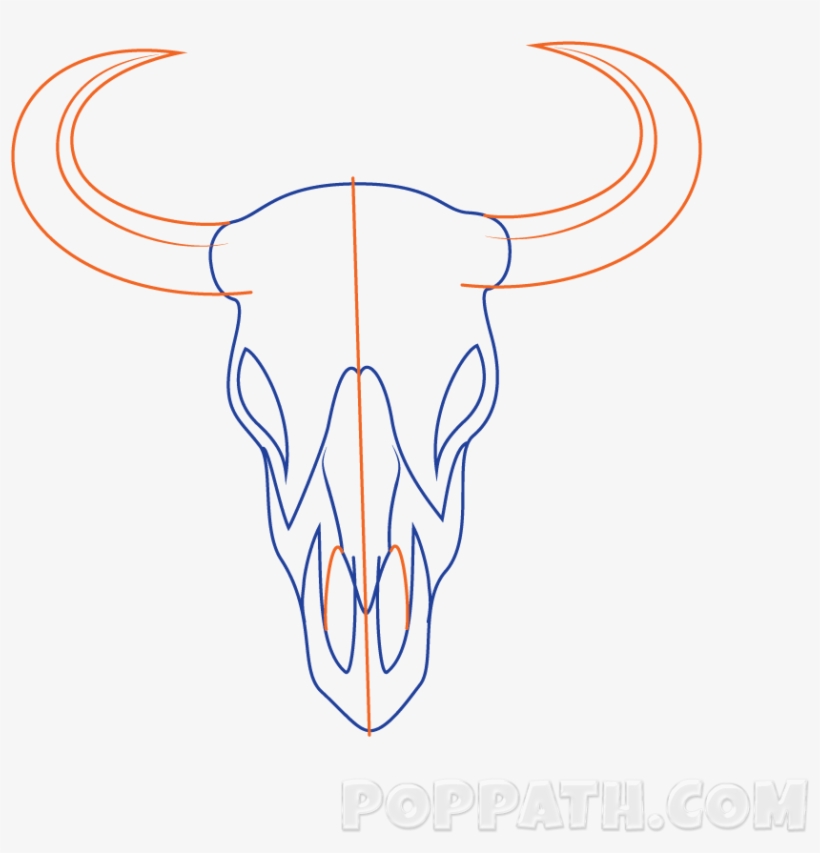 820x853 How To Draw A Longhorn Skull Png Image Transparent Png Free - Longhorn Skull Drawing