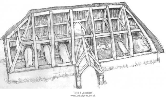 640x383 viking longhouse plans house design pay attention to the fact - Longhouse Drawing