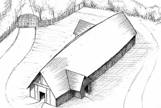 How To Draw A Viking Longhouse