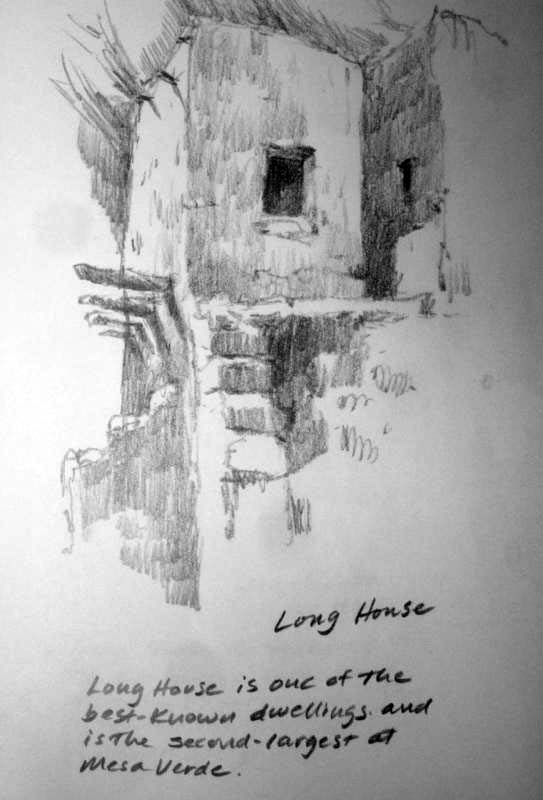 543x800 Drawing Of Long House Roland Lee - Longhouse Drawing