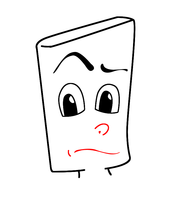 724x817 How To Draw Cartoons - Look Drawing