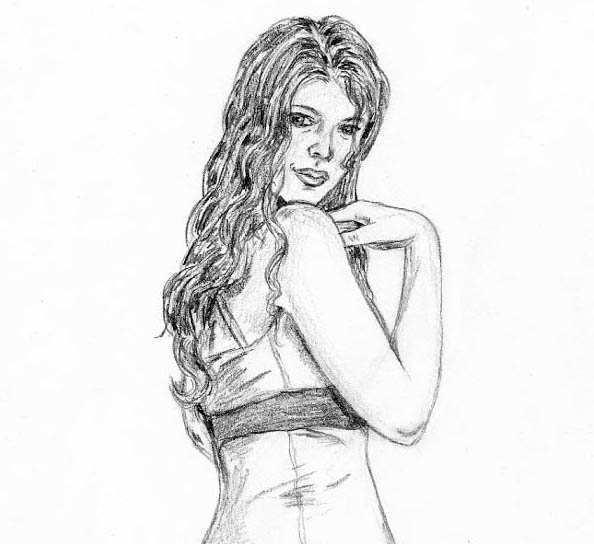 594x544 how to draw women that really look like women let's draw people - Look Drawing