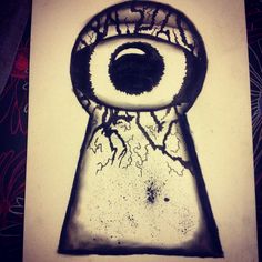 236x236 De Bedste Billeder Fra Keyhole High School Art, Middle School - Looking Through A Keyhole Drawing