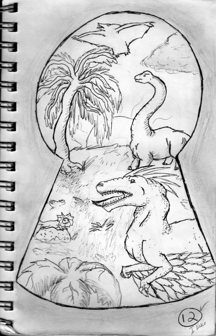 716x1115 Looking Through The Key Hole - Looking Through A Keyhole Drawing