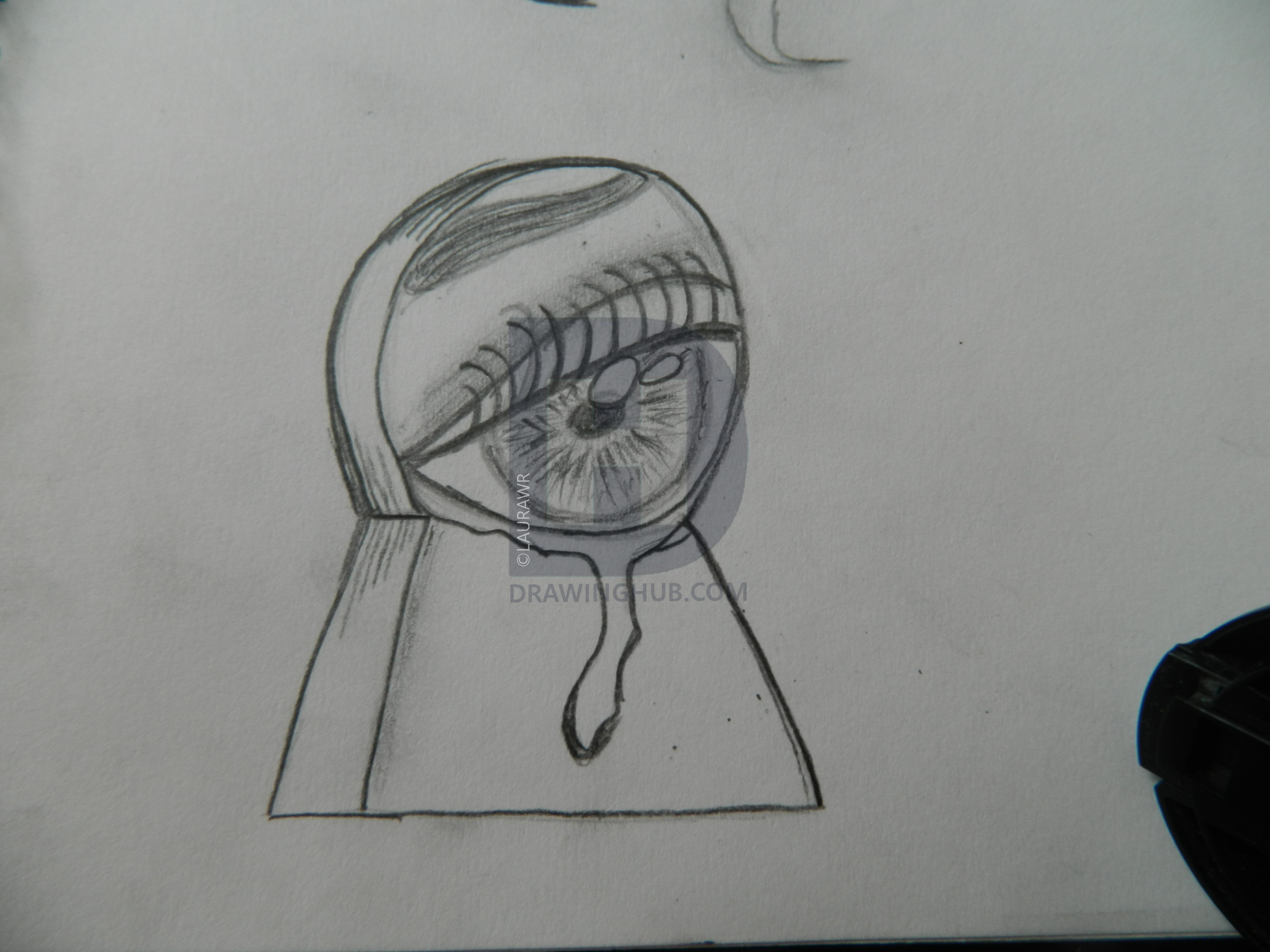 4320x3240 Looking Through The Keyhole Drawing - Looking Through A Keyhole Drawing