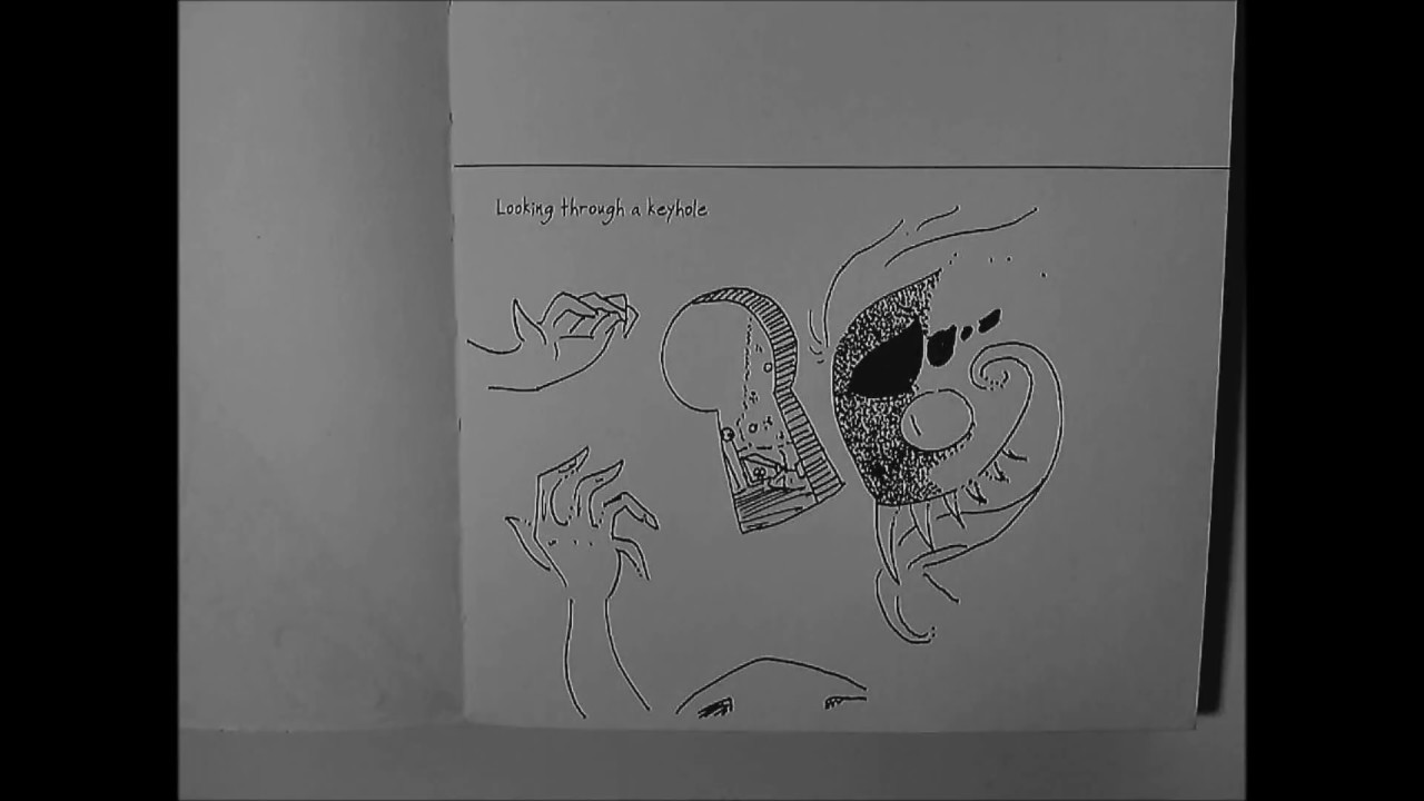 1280x720 Looking Through A Keyhole Speeddraw - Looking Through A Keyhole Drawing