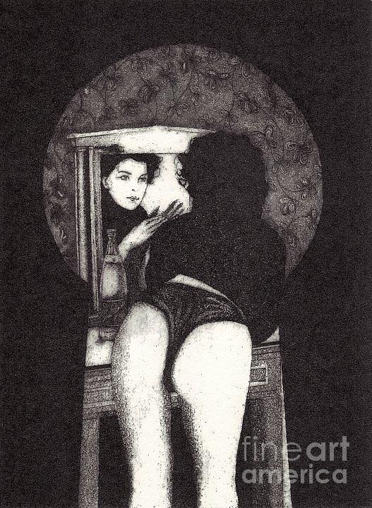 527x720 Through A Keyhole Drawing - Looking Through A Keyhole Drawing