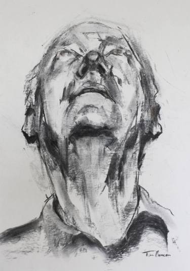 375x535 Jeremy Looking Up Drawing - Looking Up Drawing