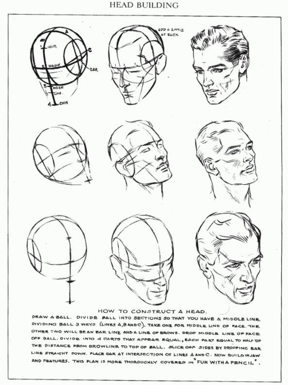594x792 Esquema De Da Figure Drawing For All It's Worth - Loomis Figure Drawing