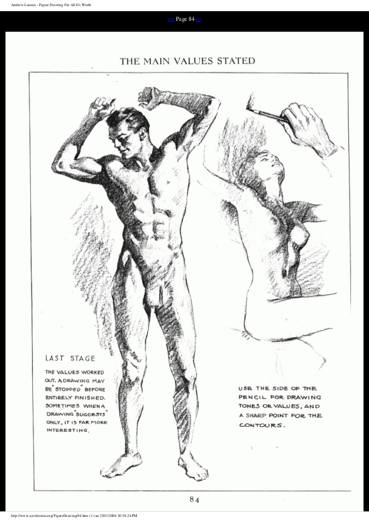 728x1031 andrew loomis figure drawingforallitsworth corpo - Loomis Figure Drawing