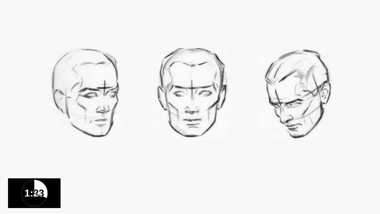 loomis method drawing heads