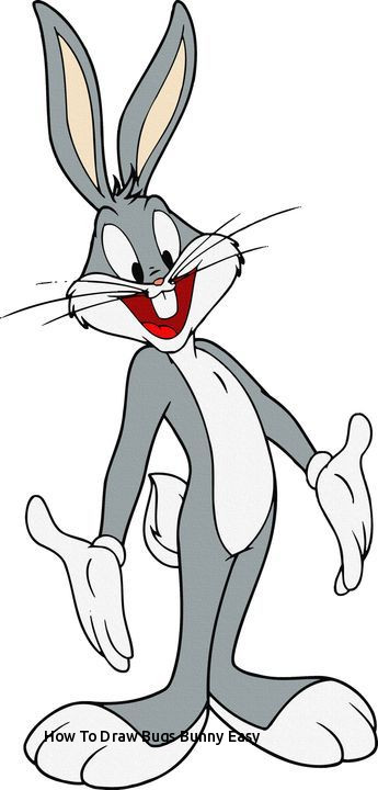 345x720 how to draw bugs bunny easy best looney tunes images - Looney Toons Drawings