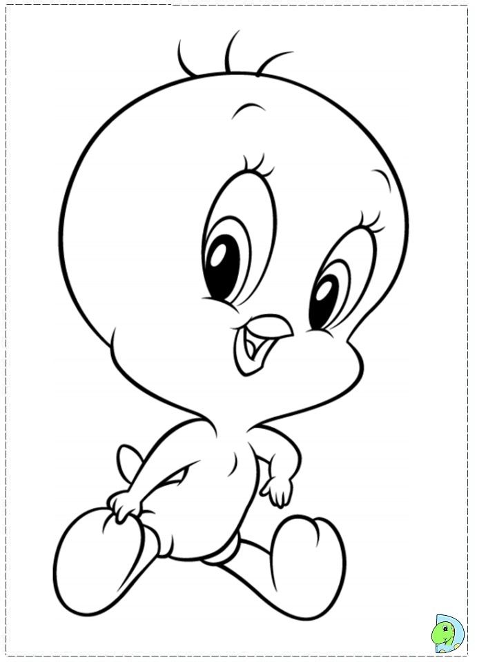 691x960 baby looney tunes drawings - Looney Toons Drawings