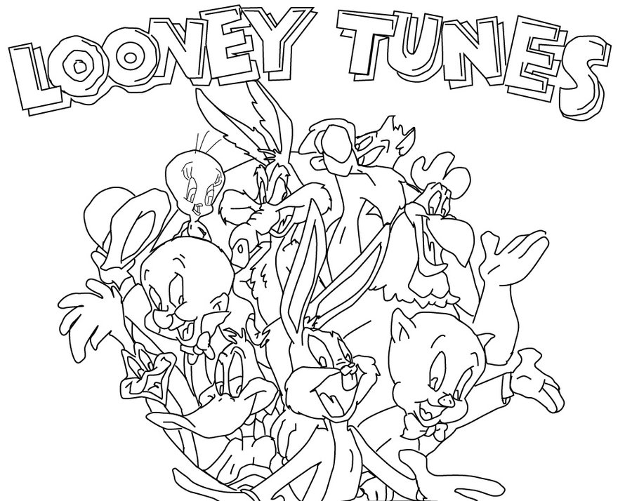 900x714 pix for gt baby looney tunes characters drawings - Looney Toons Drawings