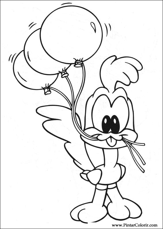 567x794 drawings to paint colour baby looney tunes - Looney Tunes Drawings
