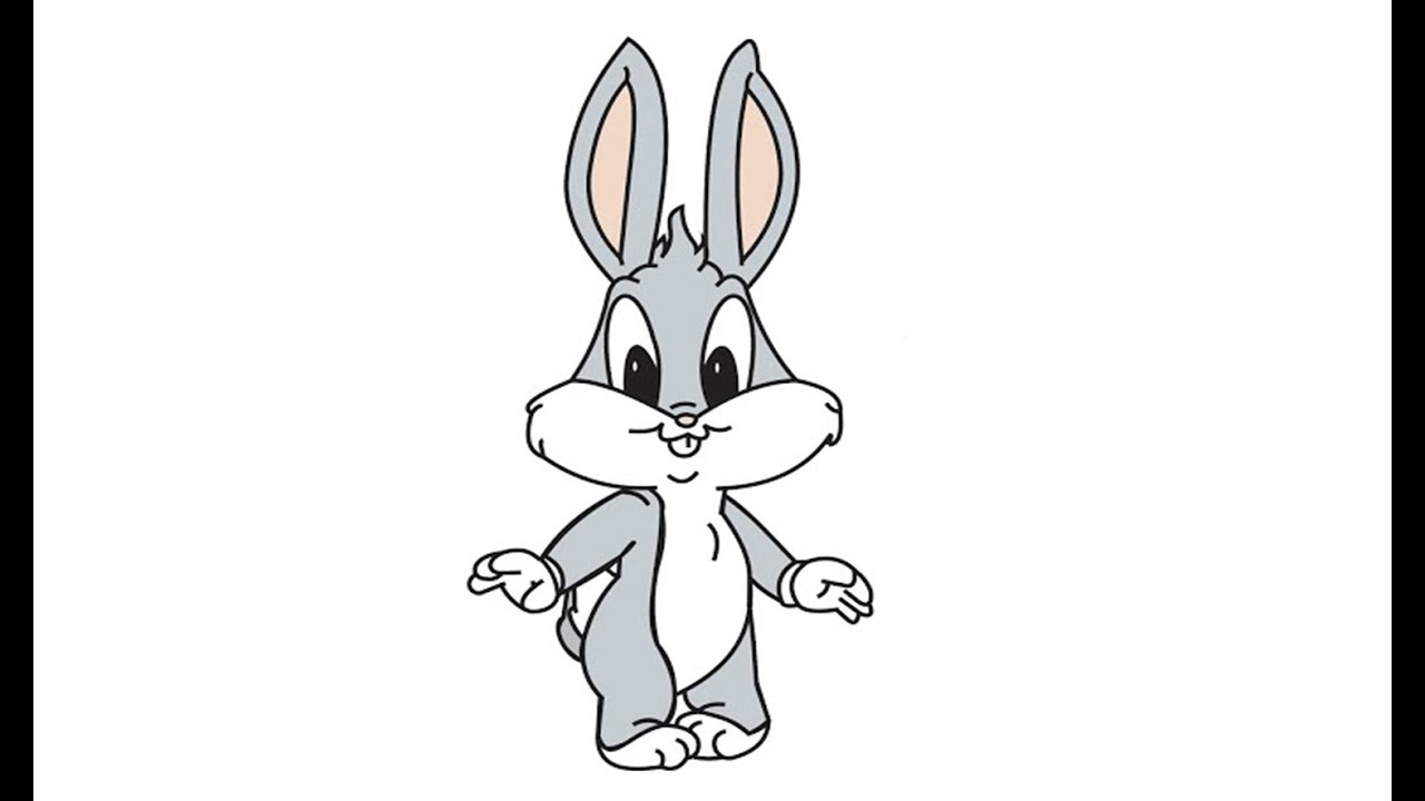 1280x720 How To Draw Baby Bugs Bunny - Looney Tunes Drawings