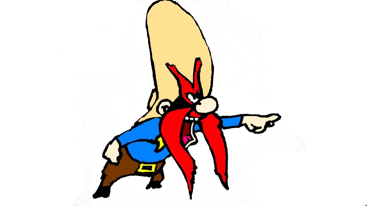 1280x720 How To Draw Yosemite Sam - Looney Tunes Drawings