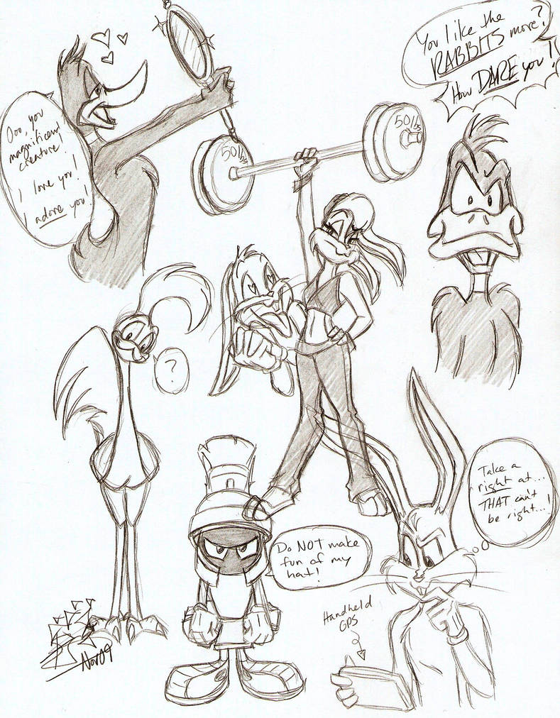 789x1012 looney tunes sketches - Looney Tunes Drawings