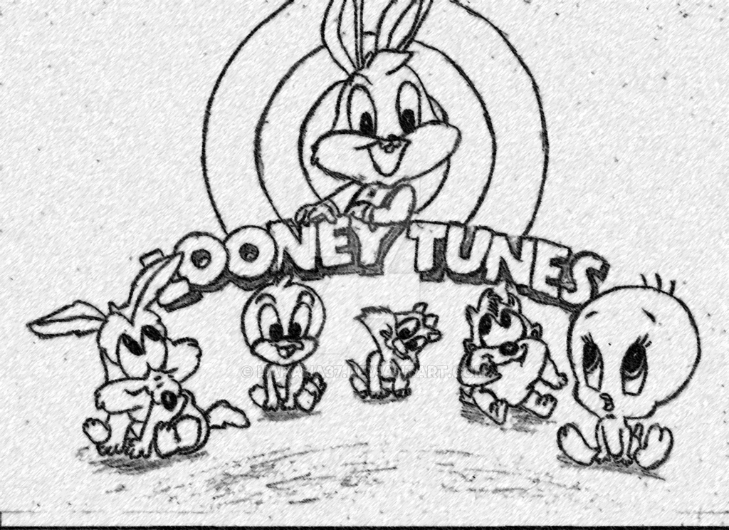 1024x744 baby looney tunes - Looney Tunes Drawings