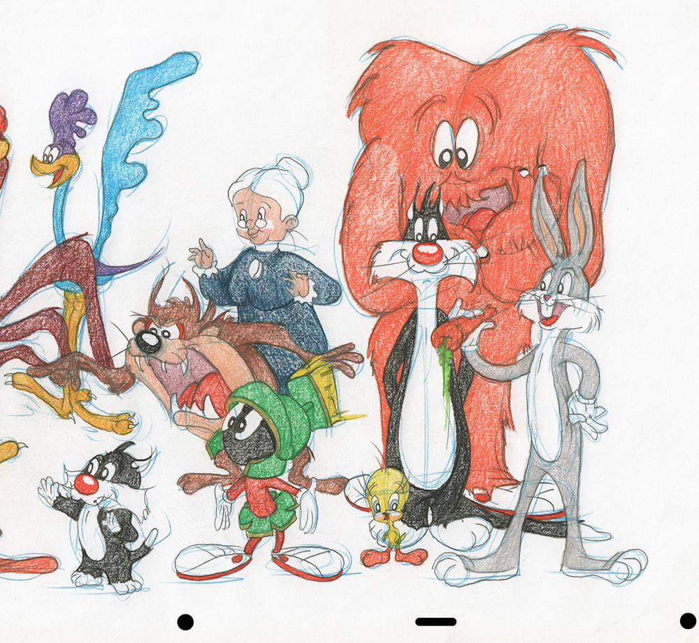 1000x921 Comic Mint - Looney Tunes Drawings